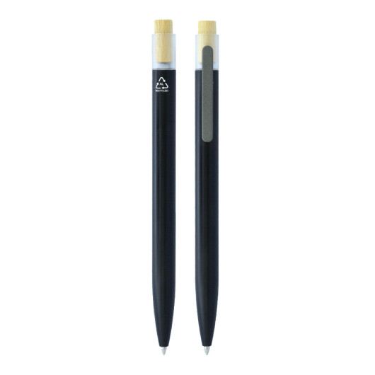 Black Recycled Aluminium Pens